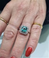 Ring Woman in Gold Smeraldo ANOR-103-286